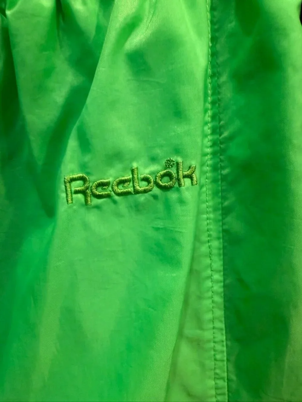 VTG 90s Reebok Sport Neon Colorblock Tracksuit Windbreaker Two Piece Set M